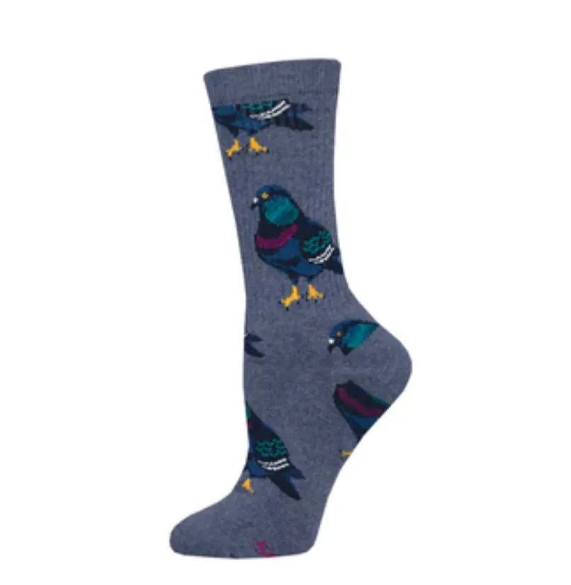 Socksmith Active cotton crew socks, women's sizing (7 patterns)