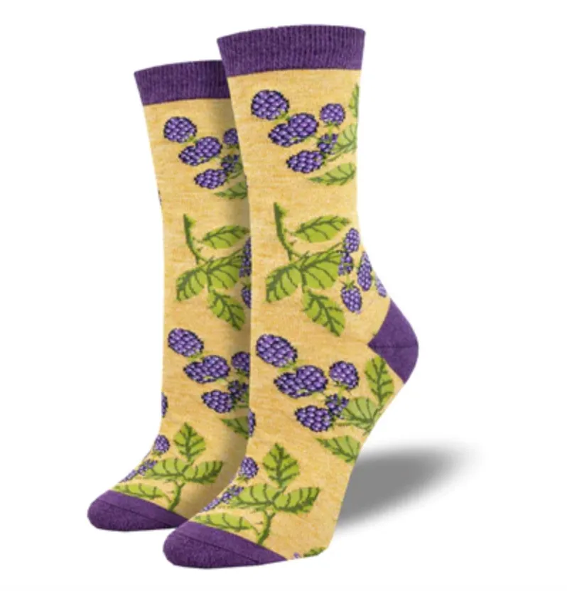 Socksmith bamboo graphic crew, women's sizing (20+ patterns)