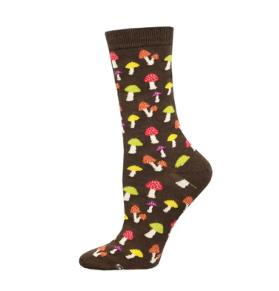 Socksmith bamboo graphic crew, women's sizing (20+ patterns)