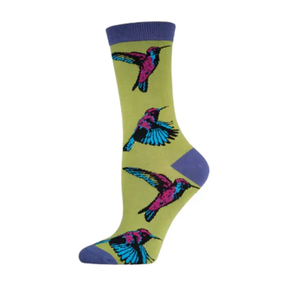 Socksmith bamboo graphic crew, women's sizing (20+ patterns)