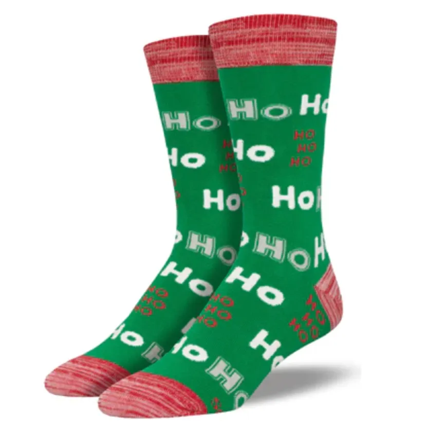 Socksmith holiday cotton crew, MEN's sizing (7 images)