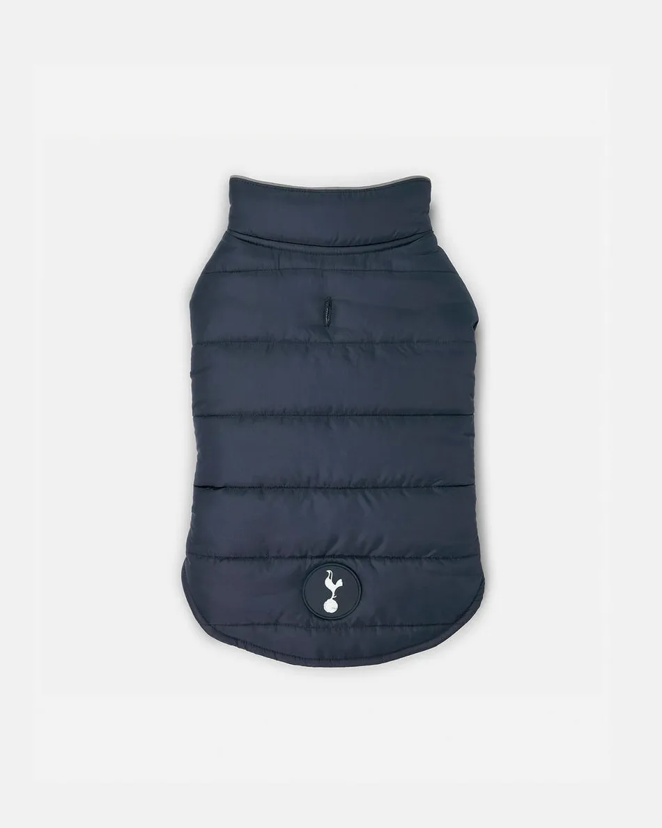 Spurs Navy Small Crest Dog Coat