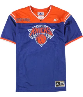 Starter Mens New York Knicks Mesh Embellished T-Shirt