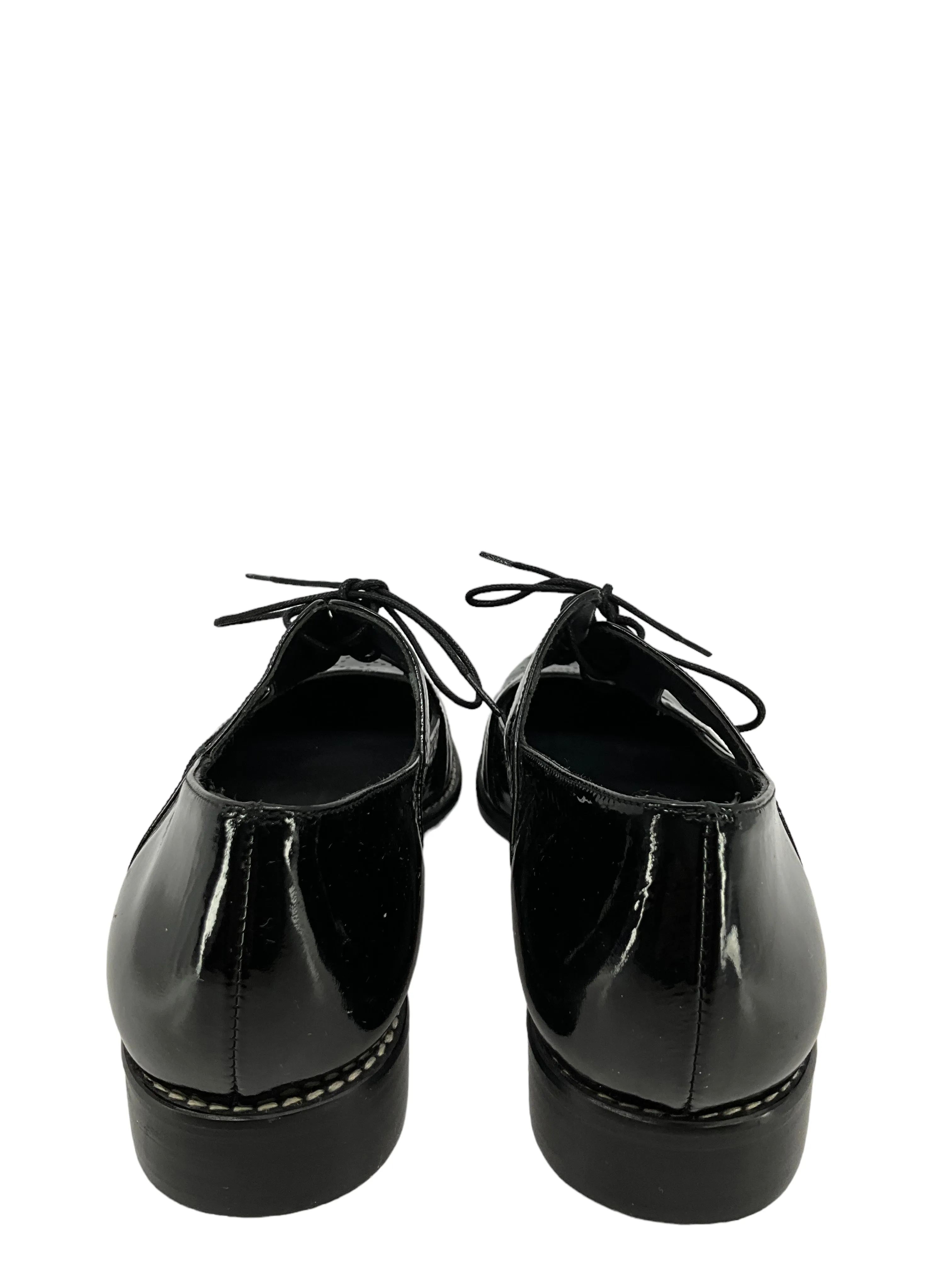 Stuart Weitzman Lace Up Loafers Size 7.5 for sale.