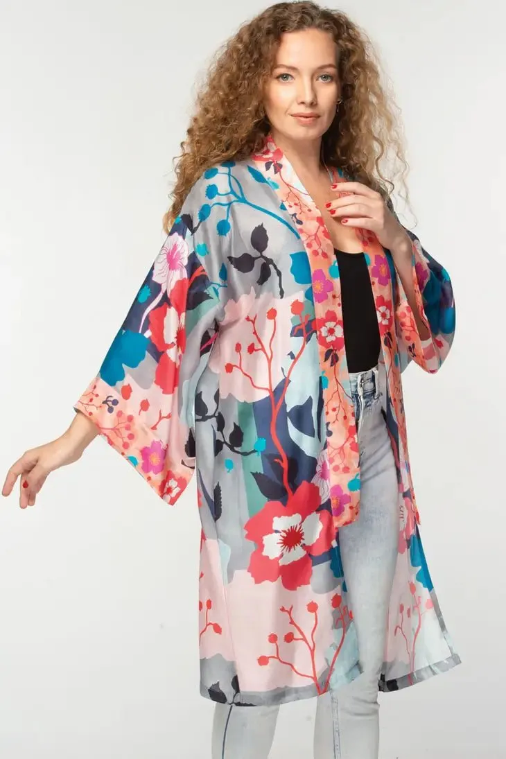 Stylish Cupro Kimono - Malini