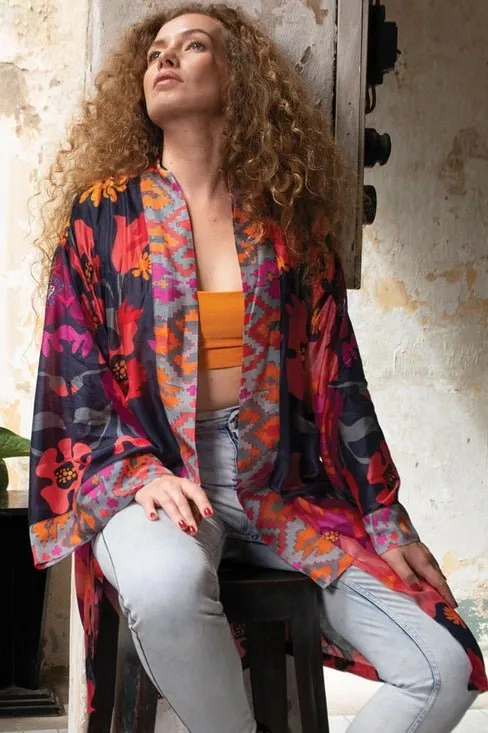 Stylish Cupro Kimono - Malini