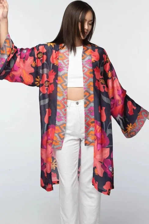 Stylish Cupro Kimono - Malini