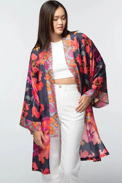 Stylish Cupro Kimono - Malini