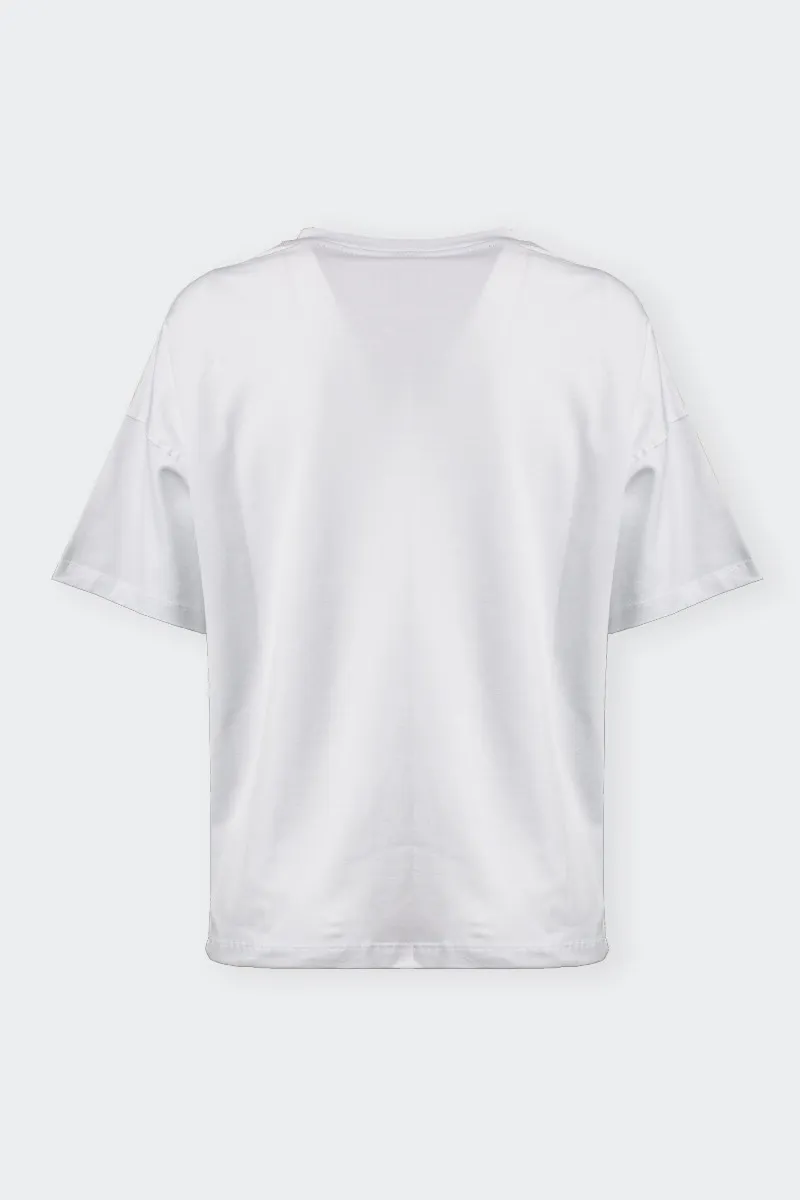 T-SHIRT SHORT SLEEVE in OFF WHITE