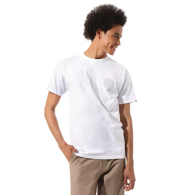 T-Shirt Vans Men's Pro Skate Reflective Short Sleeve White