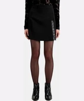 The Kooples Short Crepe Skirt