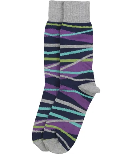 The Men's Store Mens Modern Stripes Dress Socks