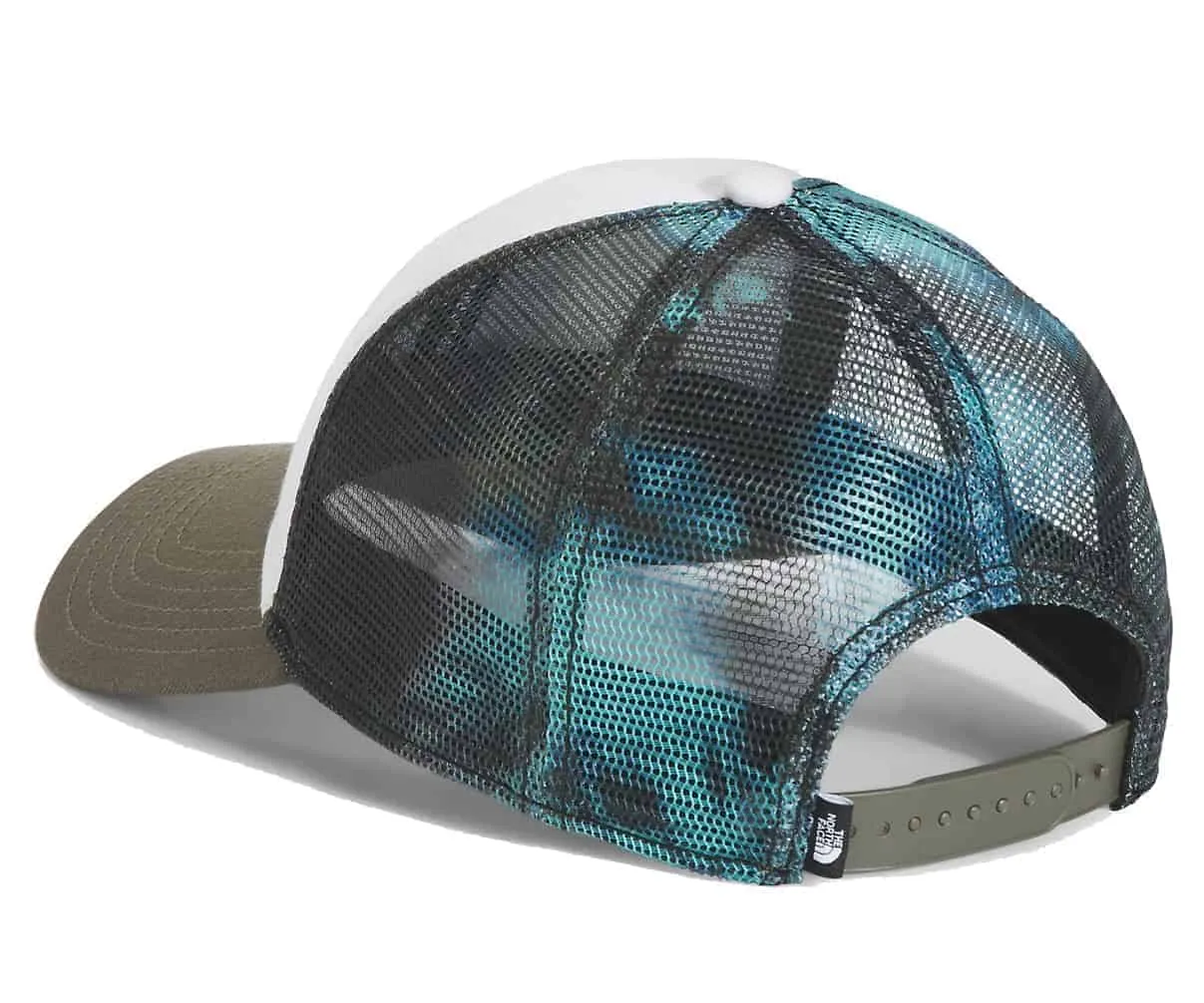 The North Face Mudder Trucker Hat – TNF White/Wasabi Ice Dye Print/Graphic Patch