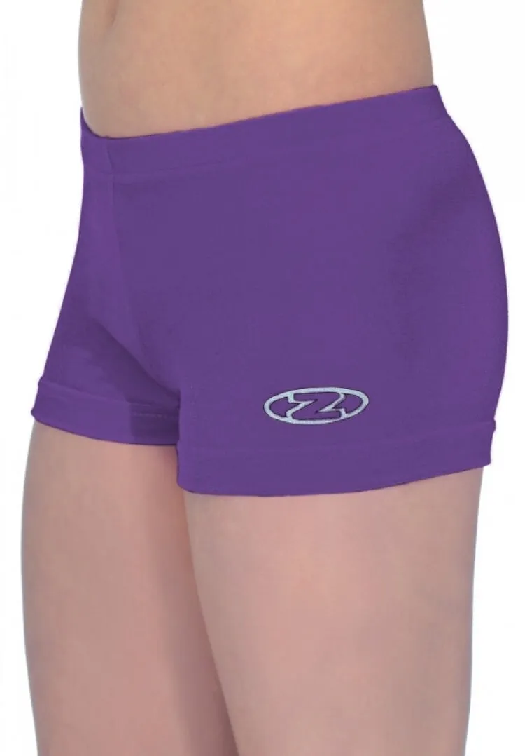 THE ZONE Velour Gymnastic Shorts Z2000