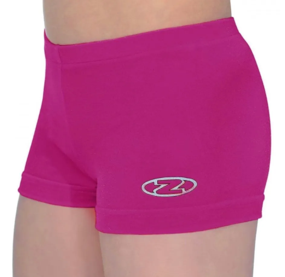 THE ZONE Velour Gymnastic Shorts Z2000