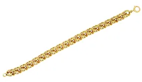 Tiffany & Co. Vintage 14 Karat Yellow Gold Double Curb Chain Link Bracelet