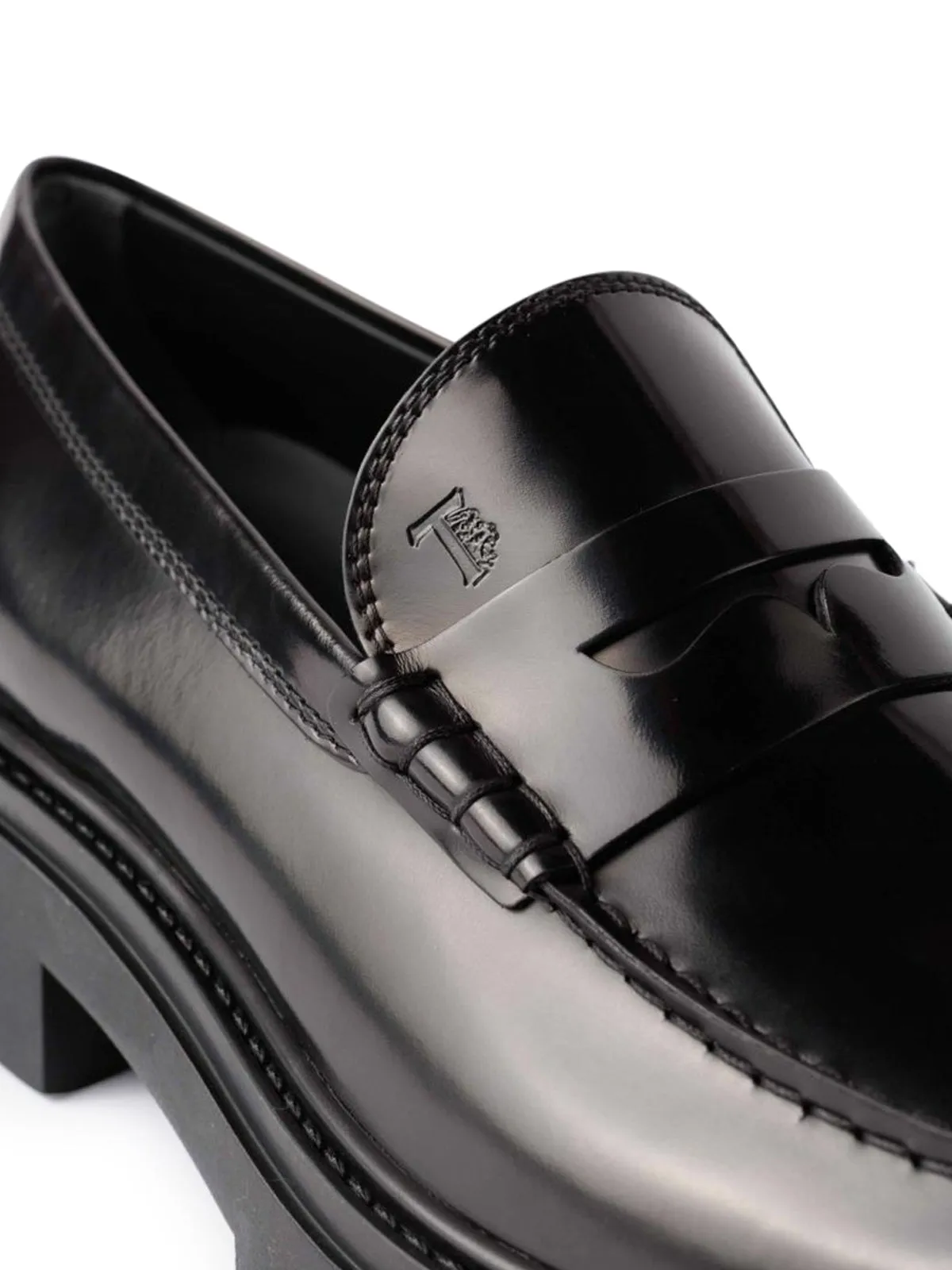 Tod's Chunky Sole High-shine Loafer