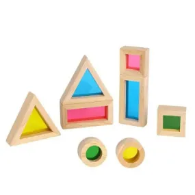 Tooky Toy Co Rainbow Sensory Blocks  -15%