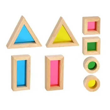 Tooky Toy Co Rainbow Sensory Blocks  -15%