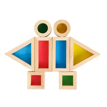 Tooky Toy Co Rainbow Sensory Blocks  -15%