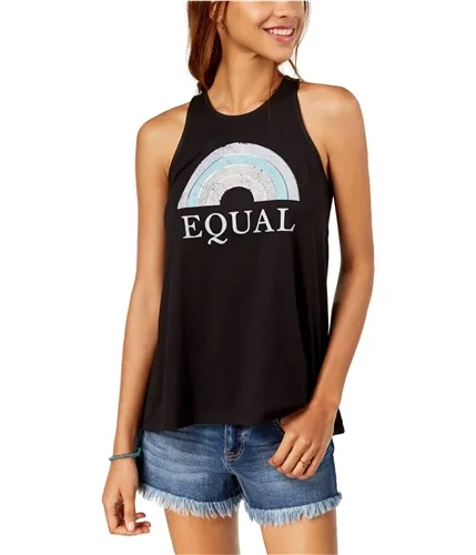 True Vintage Womens Rainbow Racerback Tank Top