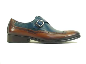 Two-Tone Wingtip Buckle Loafer, Google SEO-friendly: Wingtip Buckle Loafer