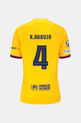 UCL FC Barcelona fourth shirt 23/24 - R. ARAUJO