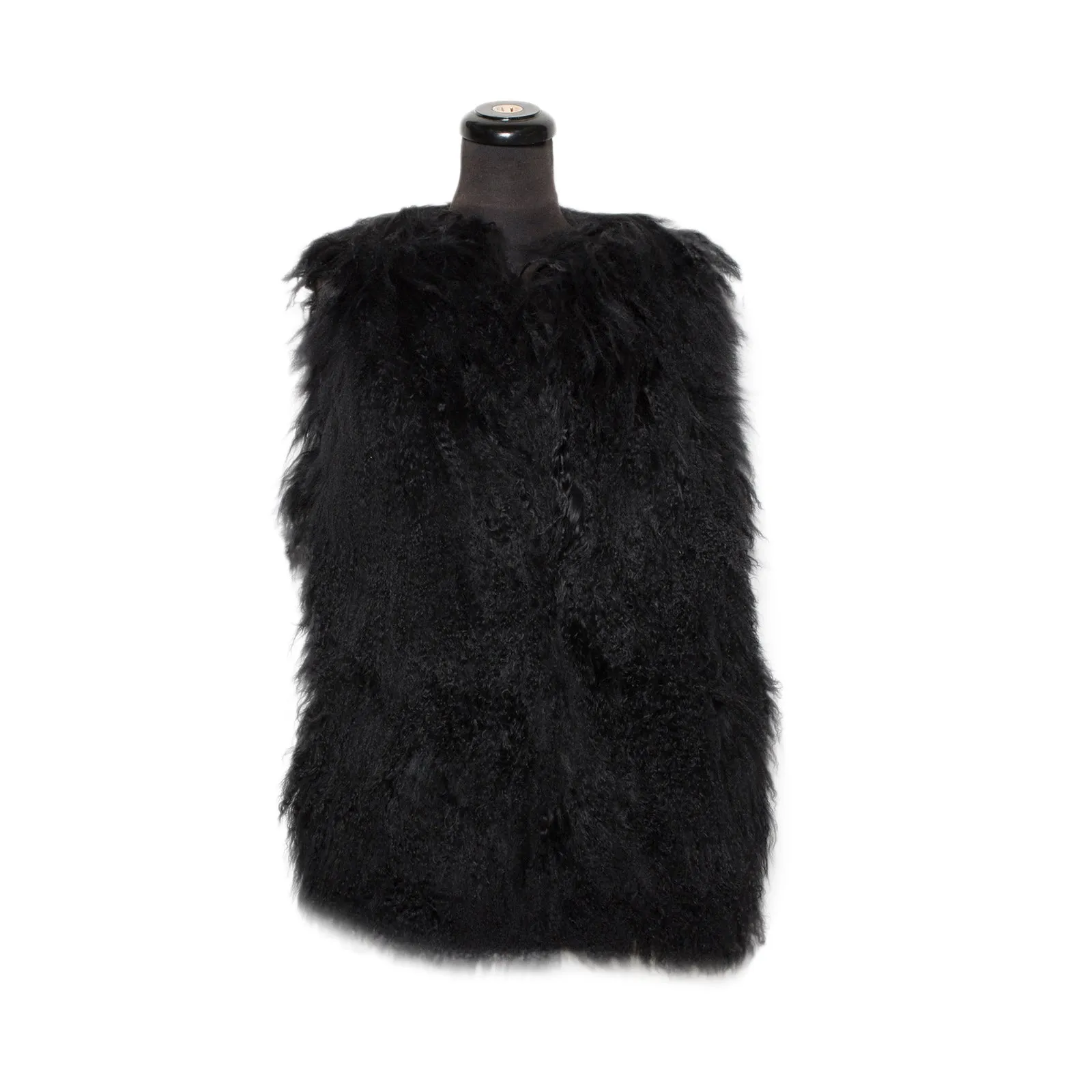 UGG Abbey Mongolian Black Vest for Women