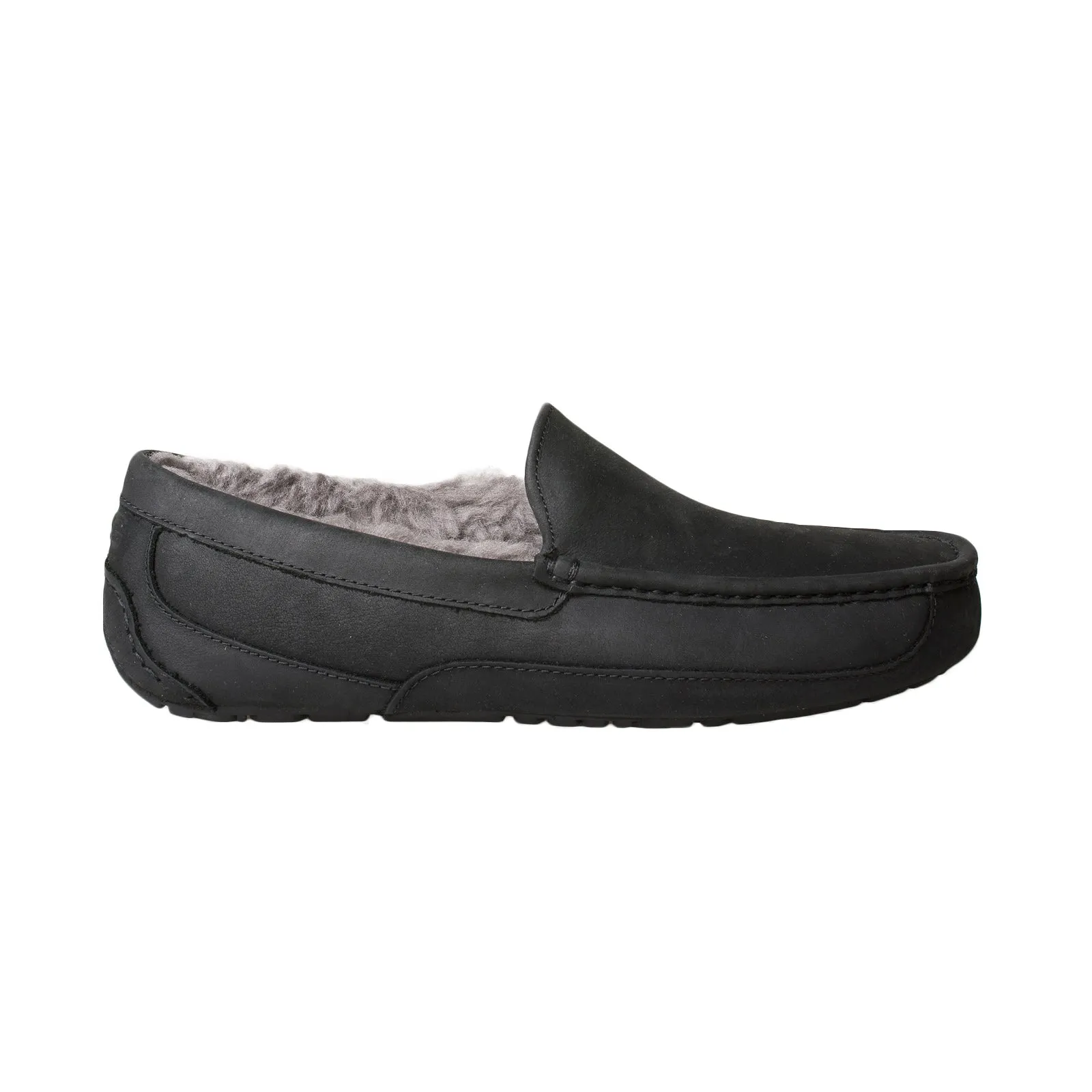 UGG Ascot black leather shoes for men