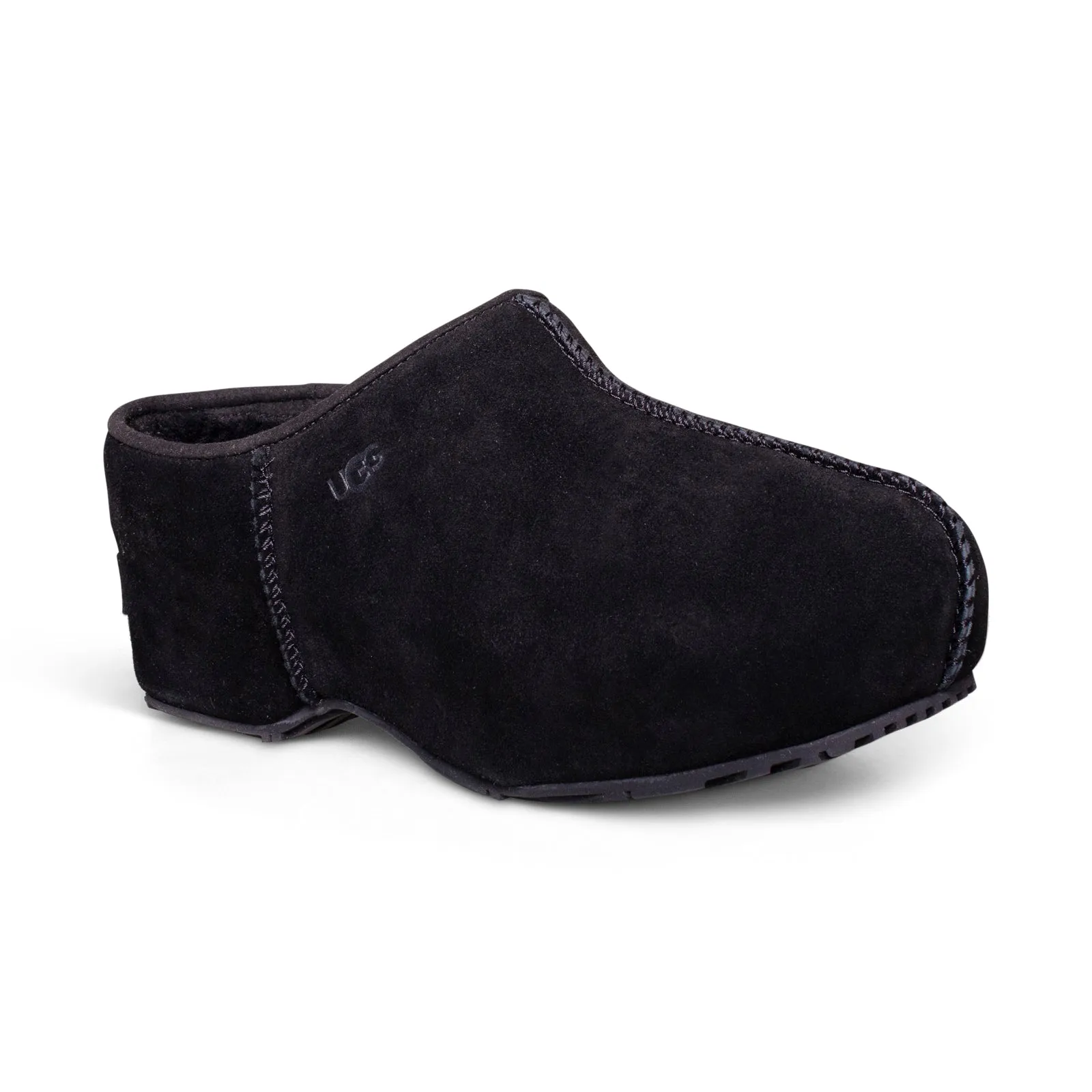 UGG black cottage clog slippers for women