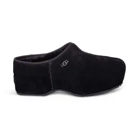 UGG black cottage clog slippers for women