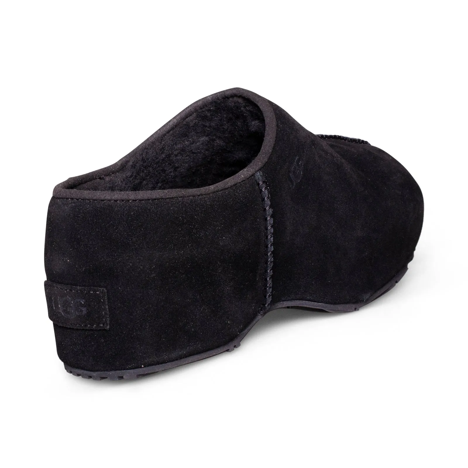 UGG black cottage clog slippers for women