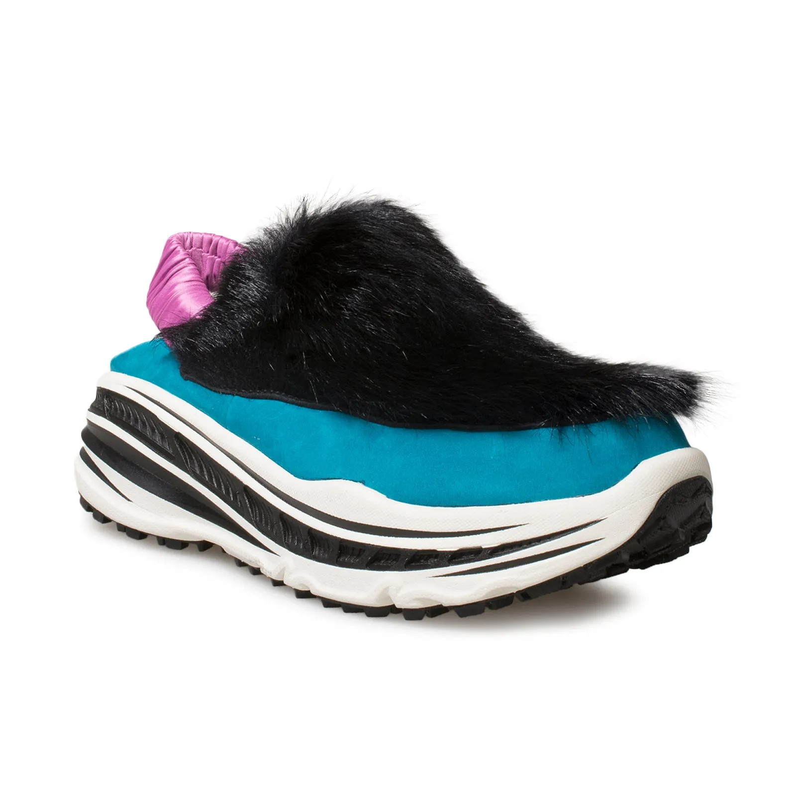 UGG Black Fluffy Runner Women's Shoes