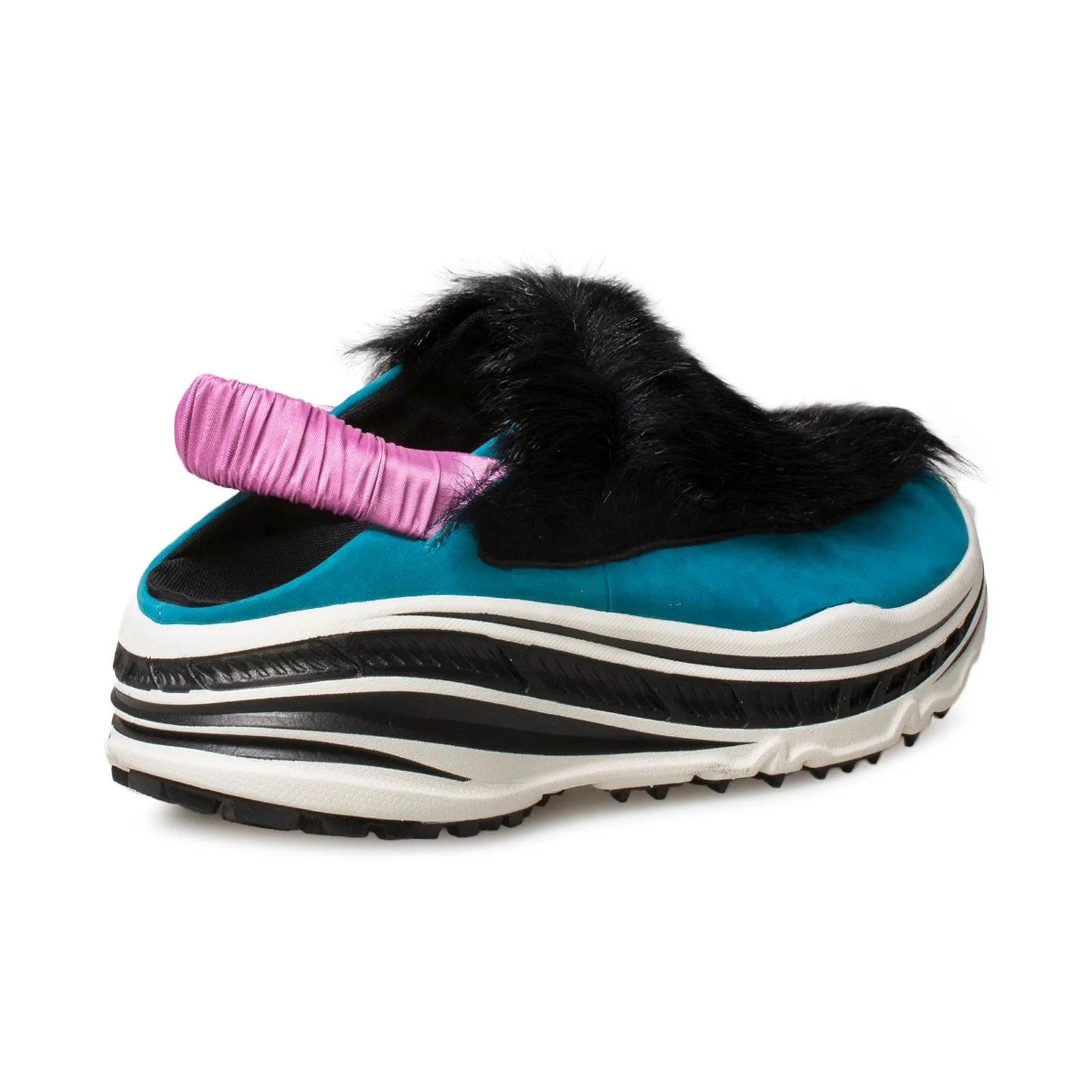 UGG Black Fluffy Runner Women's Shoes