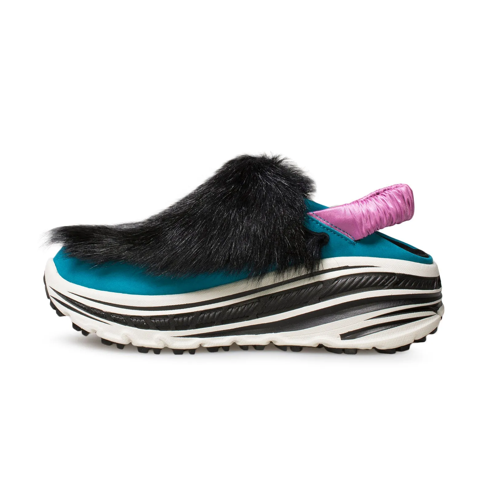 UGG Black Fluffy Runner Women's Shoes