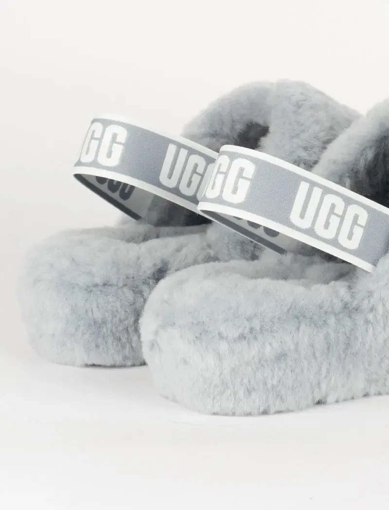 UGG Fluff Yeah Slide Women's Ash Fog