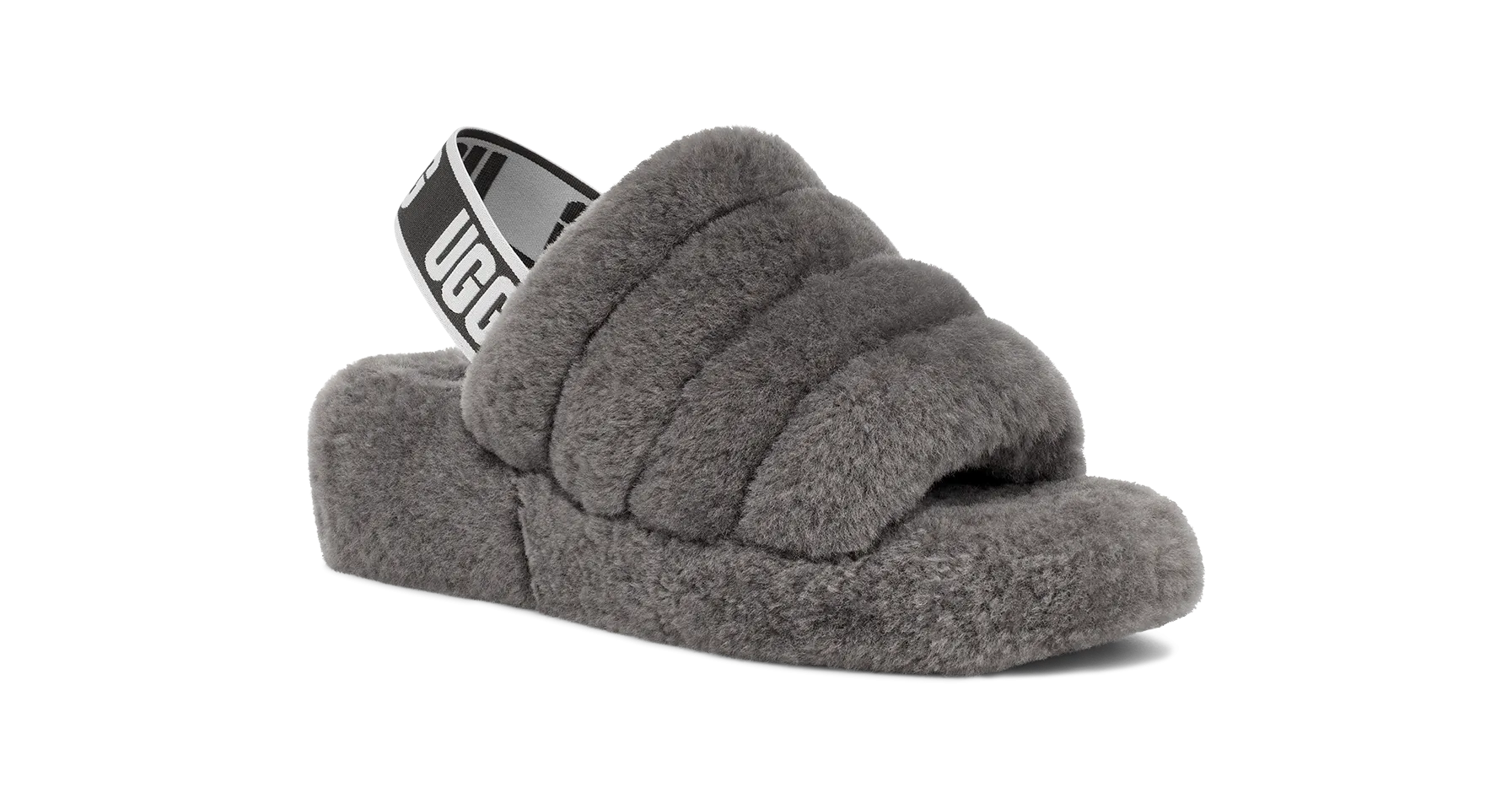 UGG fluffy slide