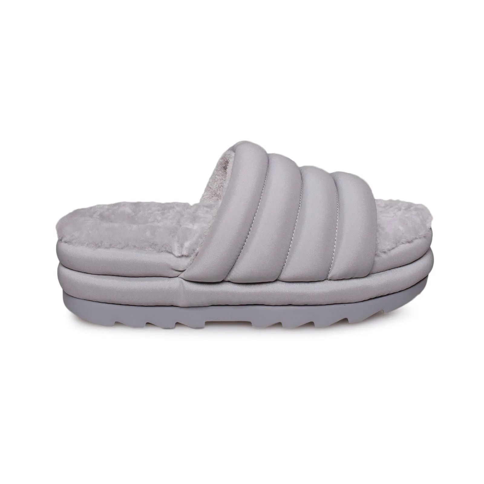 UGG Maxi Slide Slippers - Women's, Cobble Grey