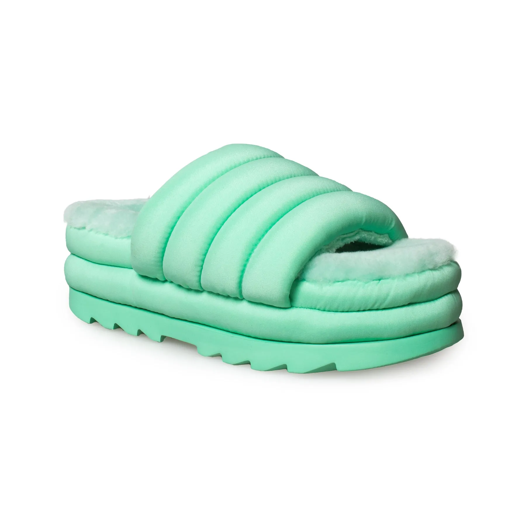 UGG Women's Maxi Slide Pale Emerald Slippers