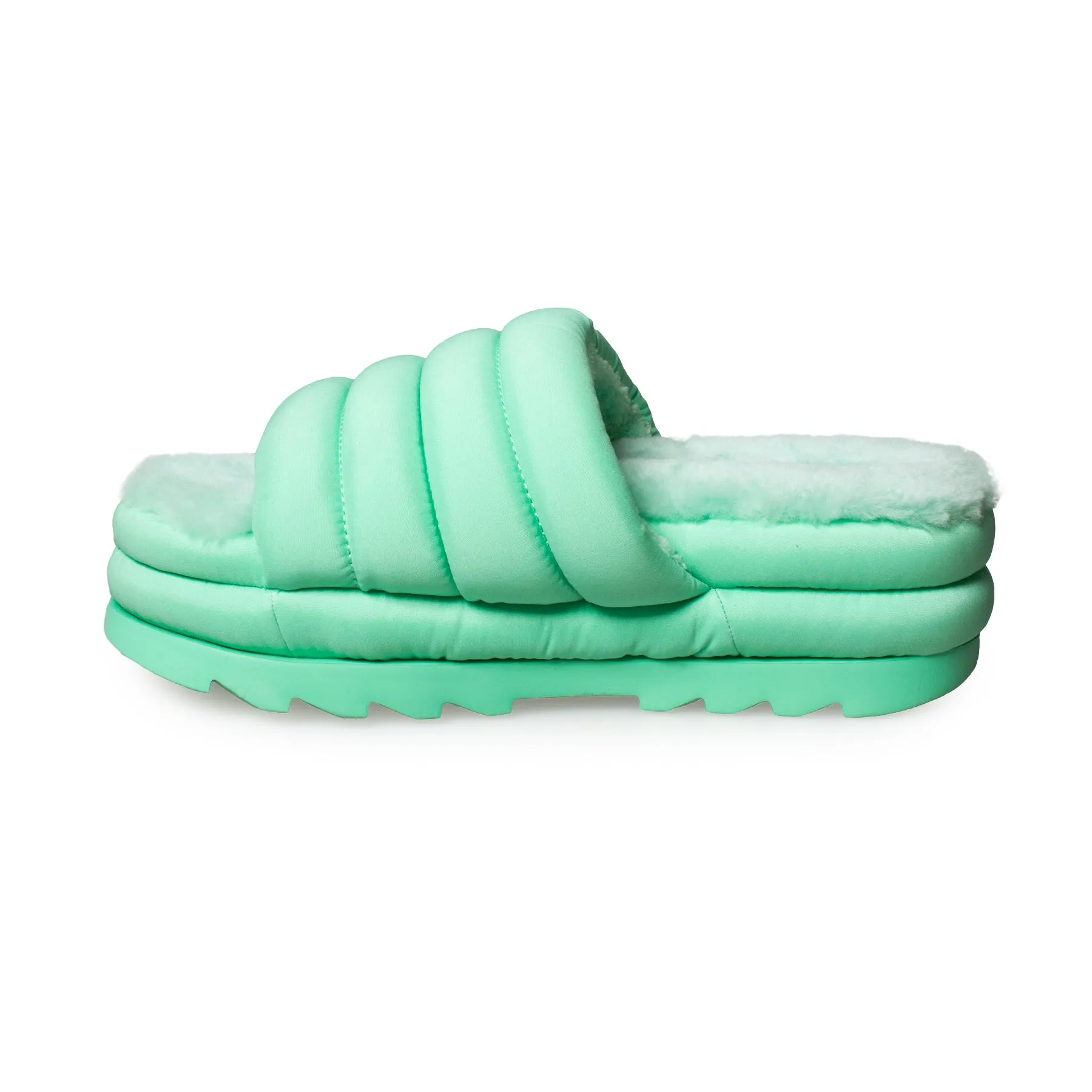 UGG Women's Maxi Slide Pale Emerald Slippers