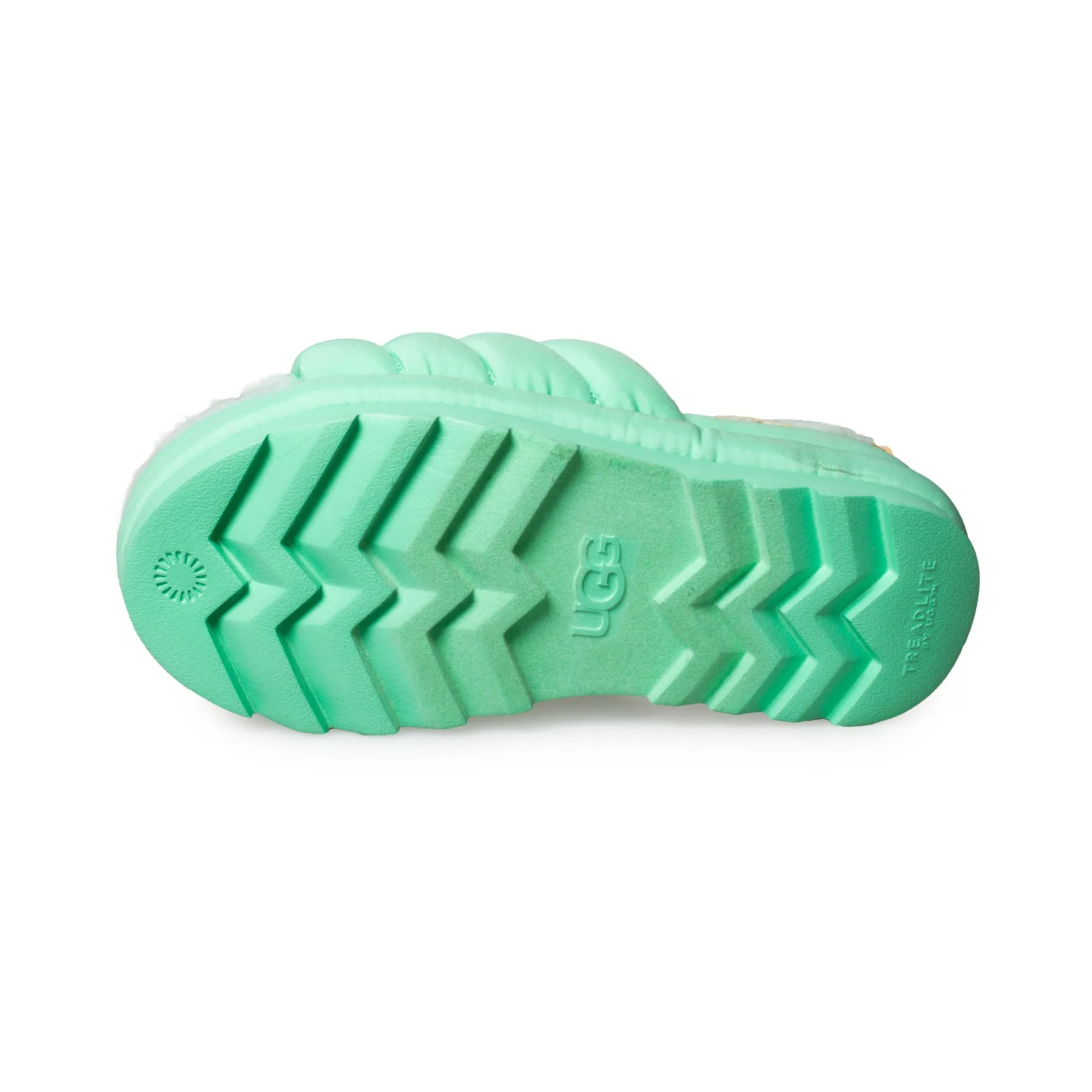 UGG Women's Maxi Slide Pale Emerald Slippers