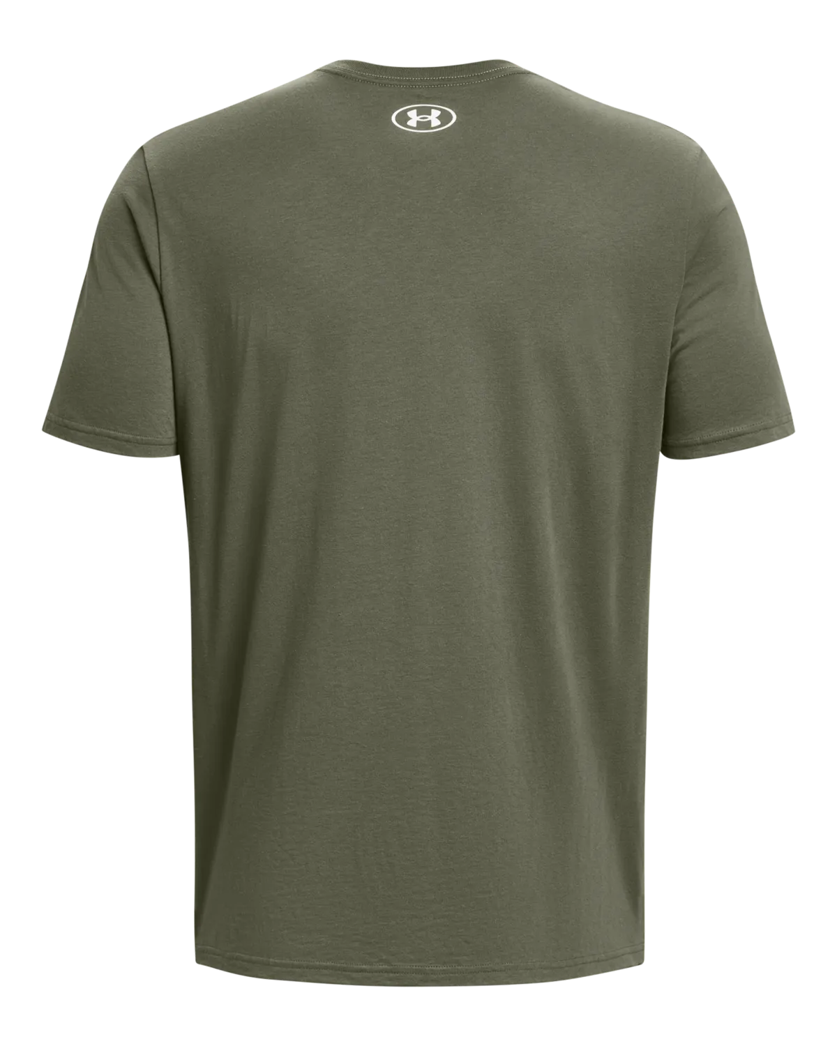 Under Armour Camo Chest Stripe Short Sleeve in Olive - style 1376830