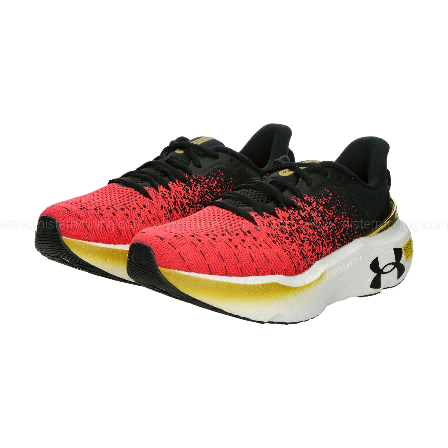 Under Armour Elite Black Solar Red Metallic Gold