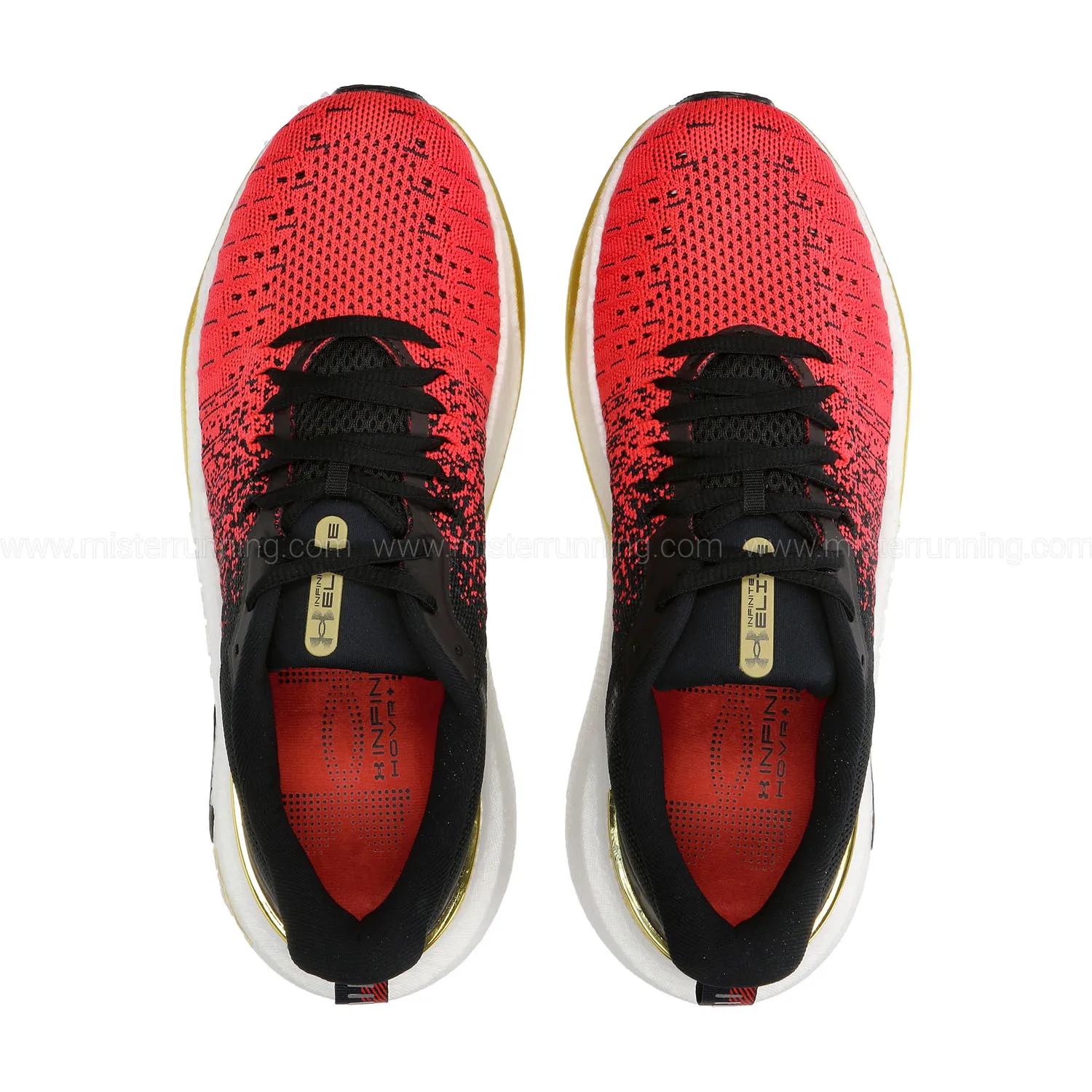 Under Armour Elite Black Solar Red Metallic Gold