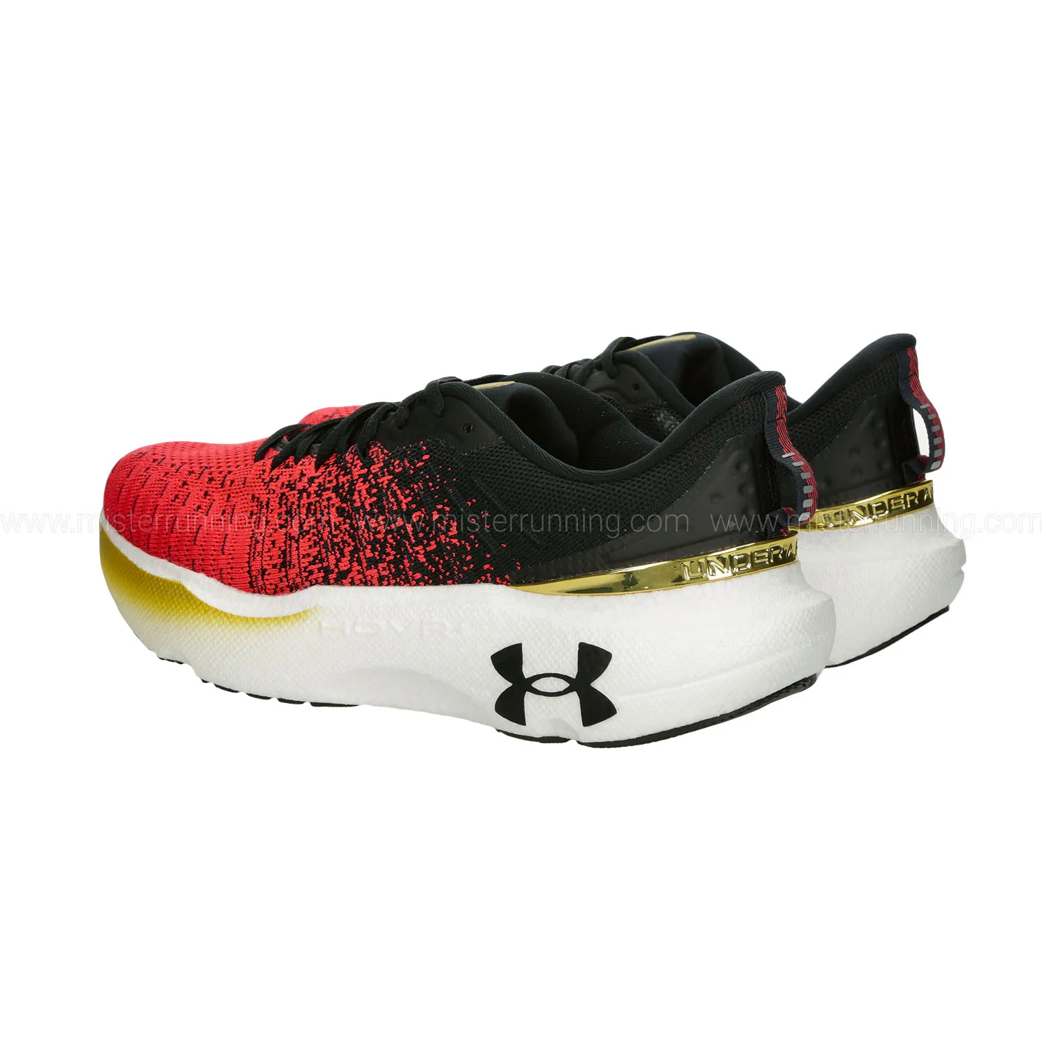 Under Armour Elite Black Solar Red Metallic Gold