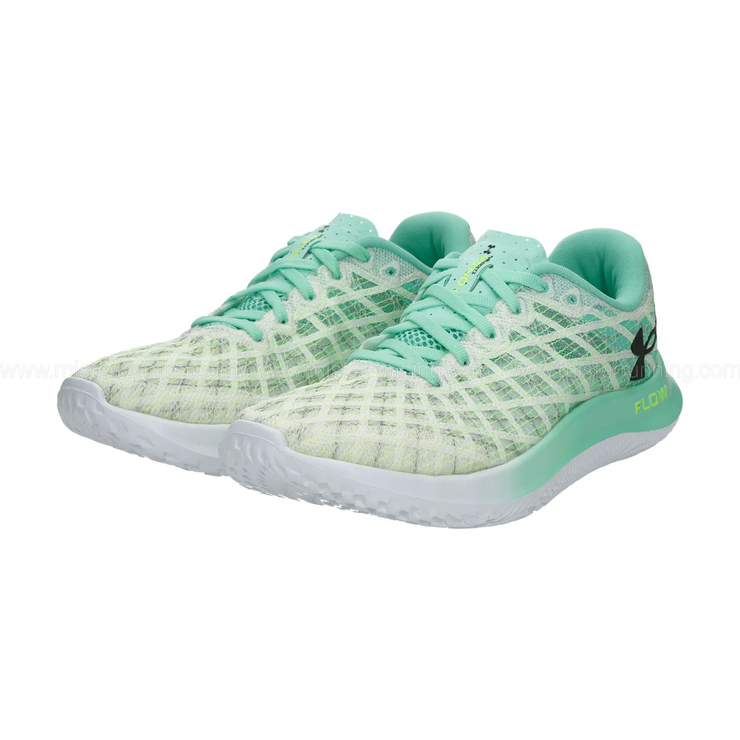 Under Armour Flow Velociti Wind 2 White Green Breeze Black - Shop Now