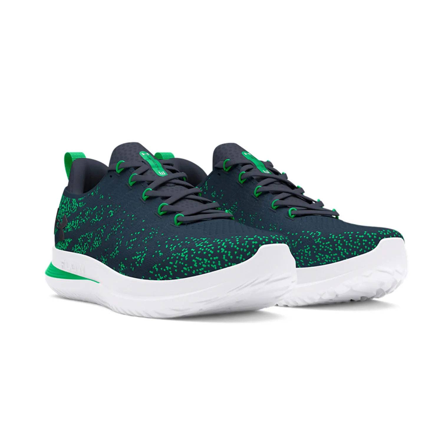 Under Armour Flow Velociti Wind 3 shoes - Downpour Gray/Vapor Green/White