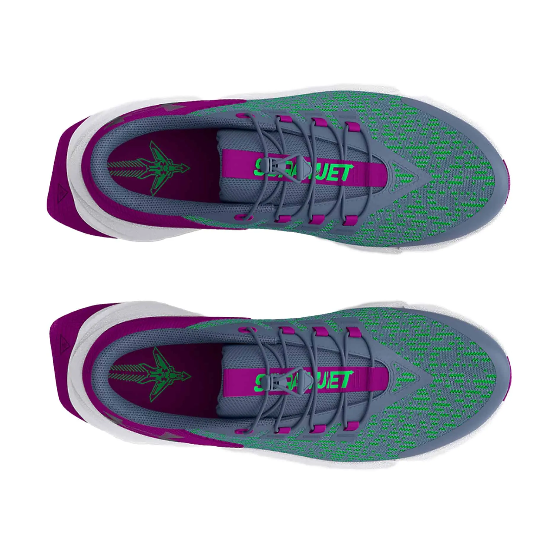 Under Armour Girl’s UA Scramjet 5 Running Shoes – Aurora Purple / Strobe