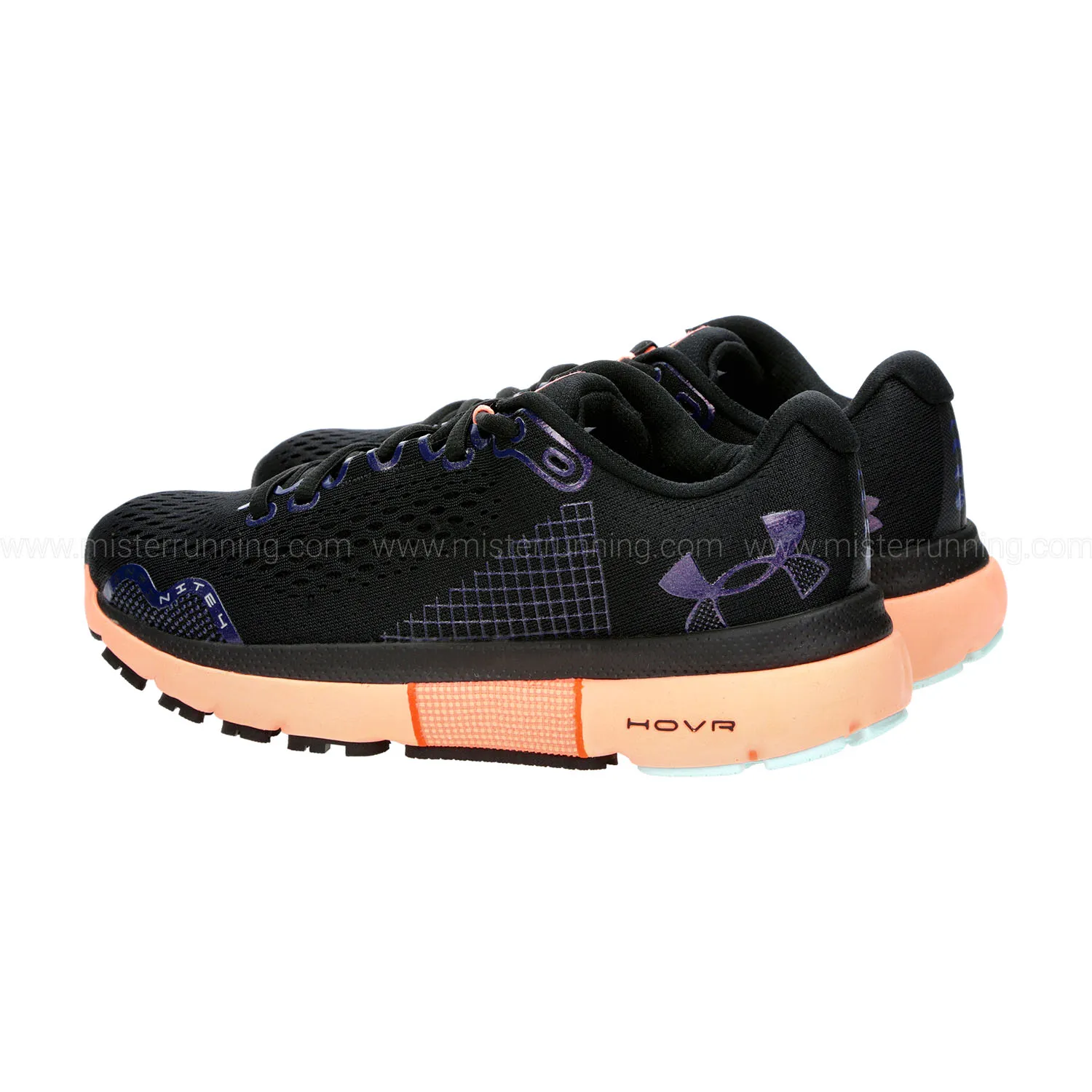 Under Armour HOVR Infinite 4  Black/Lunar Coral - Shop Now