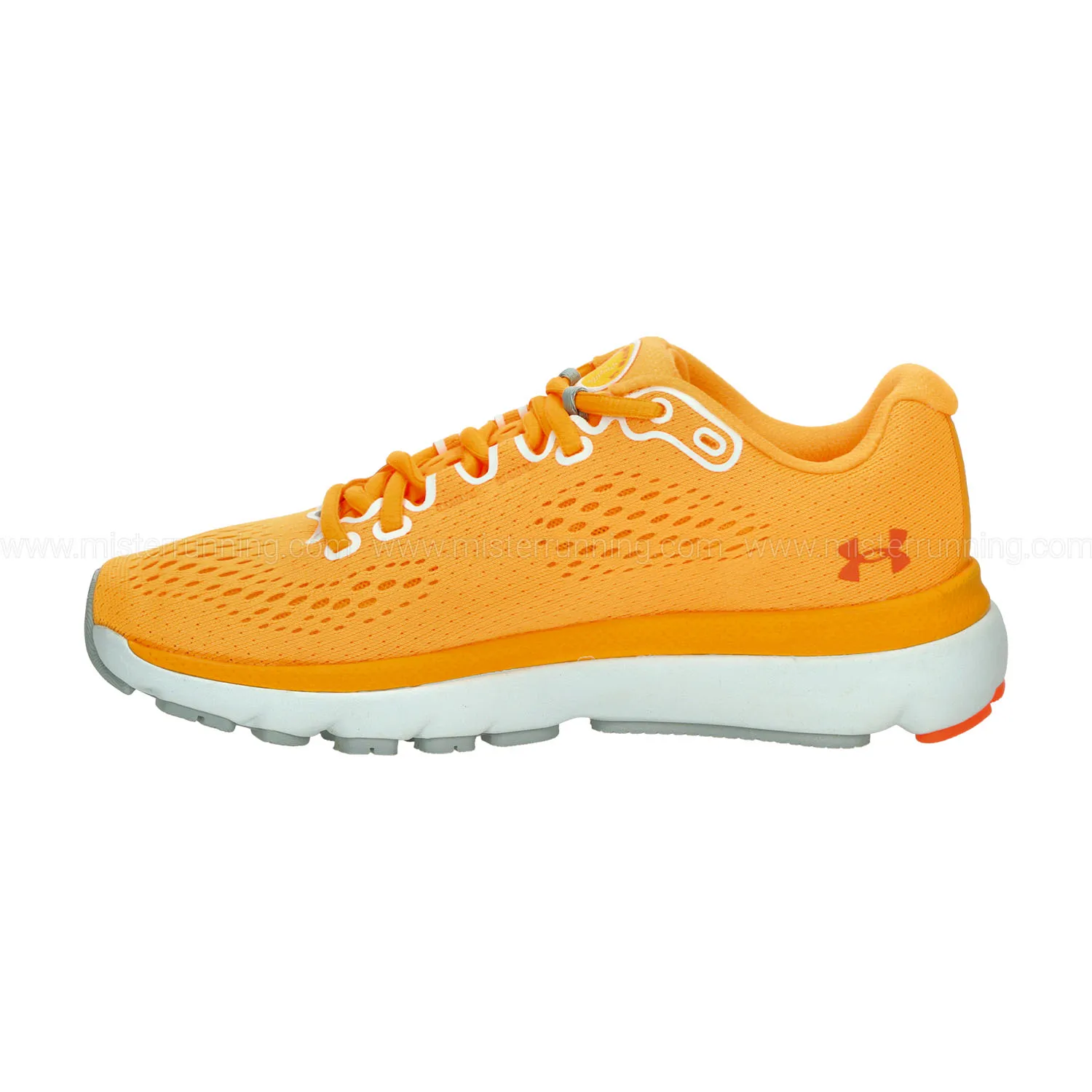 Under Armour HOVR Infinite 4 Yellow running shoes.